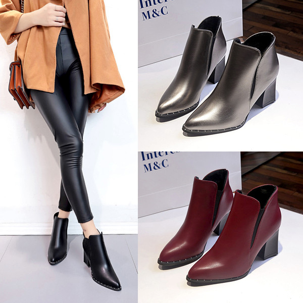 Női felső csizma három színben - piros fekete szürke