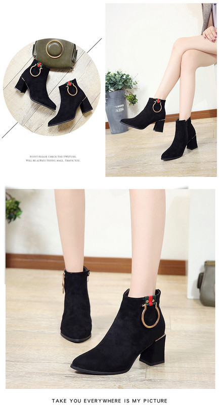 Stílusos női csizma két modellben - fekete színű