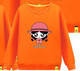 Есенно-зимна детска блуза за момичета с цветна апликация 