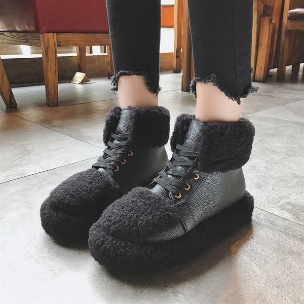 Modern női puha csizma két színben