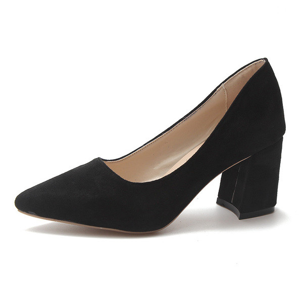 Női elegáns női cipő sarokkal, három színben