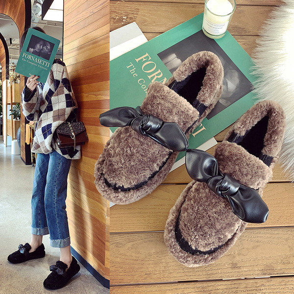 Női alkalmi cipő három színben szalaggal