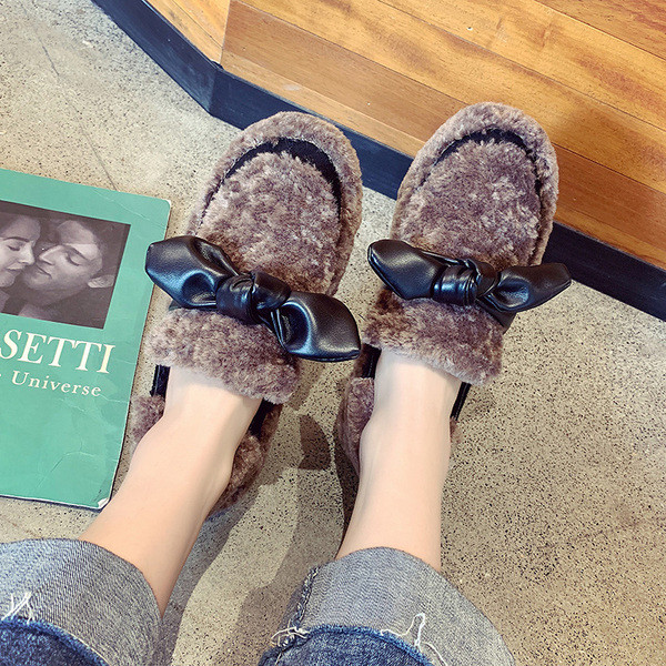 Női alkalmi cipő három színben szalaggal