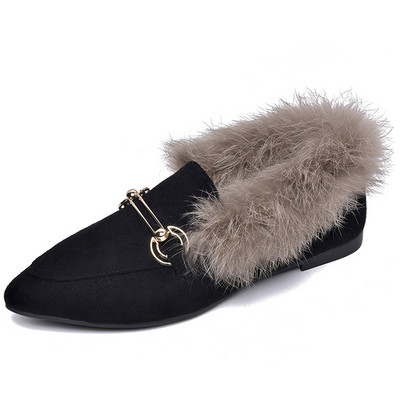 Női topikus cipő két színben, csattal