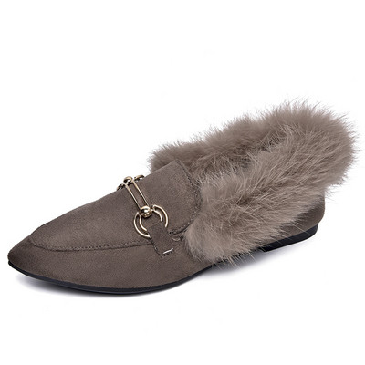 Női topikus cipő két színben, csattal