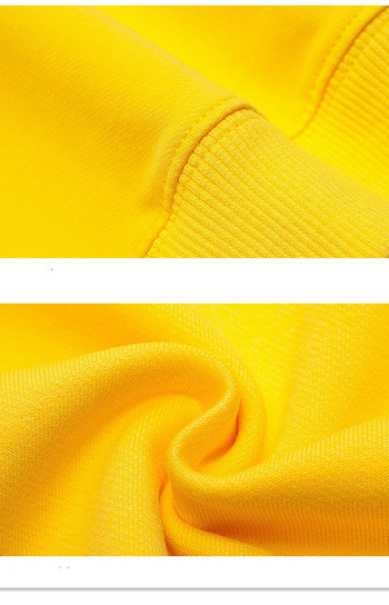 Ежедневна детска блуза с О-образно деколте в жълт цвят 
