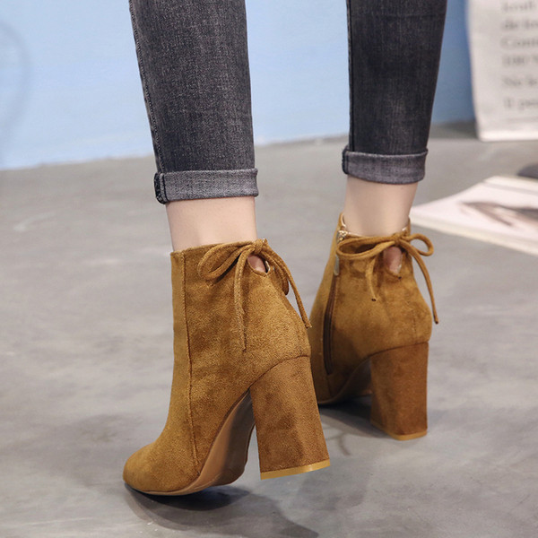 Öko velúrból készült női csizma három színben