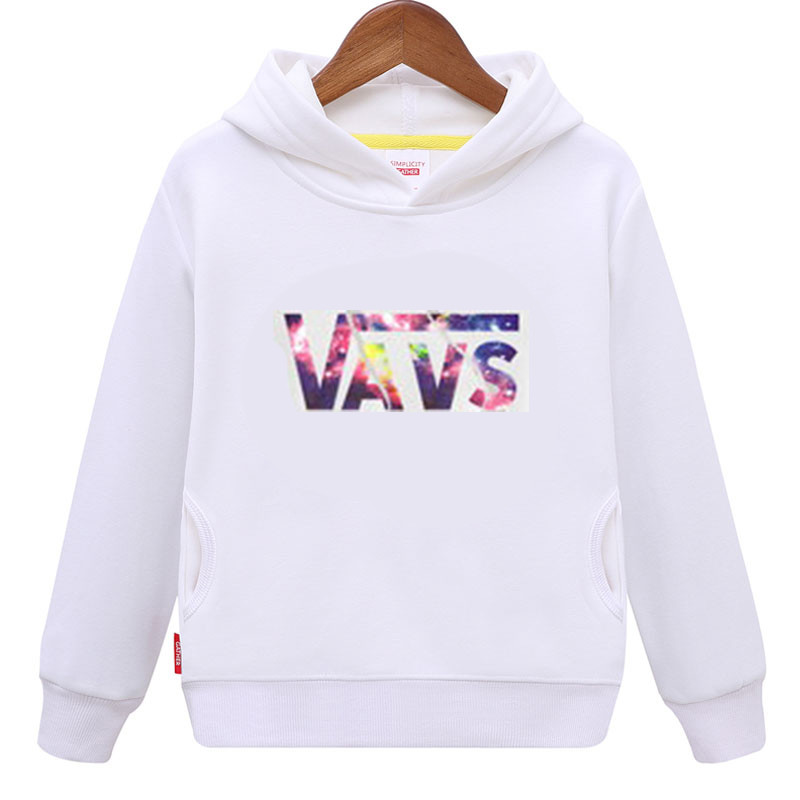 Модерен детски суичър с цветен надпис в два модела