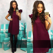 Modern női ruha széles modell két színben