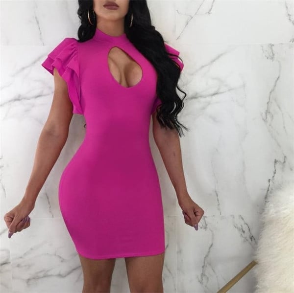 ÚJ női ruha Karcsú modell zöld, fekete és ciklámen színekben