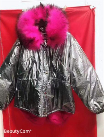HIT Μοντέρνο γυναικείο μπουφάν με floral fluff και μαλακή επένδυση σε διάφορα χρώματα