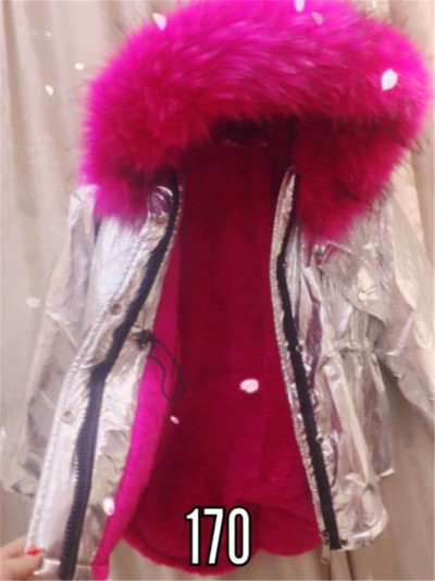 HIT Μοντέρνο γυναικείο μπουφάν με floral fluff και μαλακή επένδυση σε διάφορα χρώματα