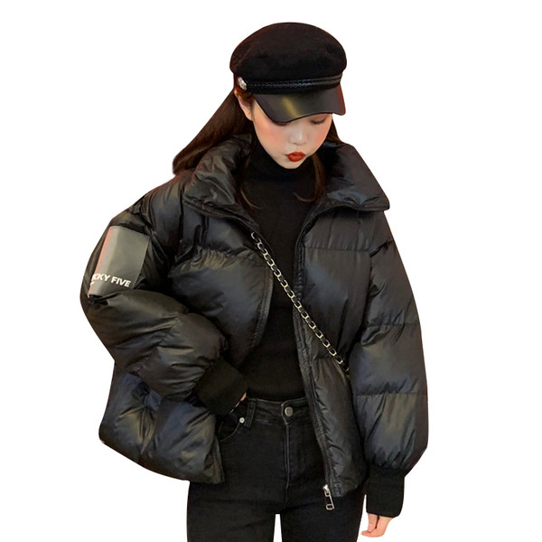 Női alkalmi téli kabát széles modell több színben