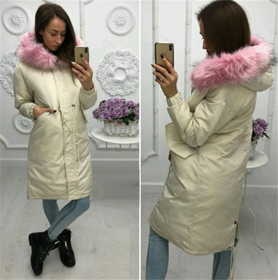 Női alkalmi kabát hosszú modell négy színben