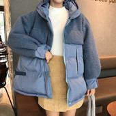 Női téli kabát kapucnival két színben