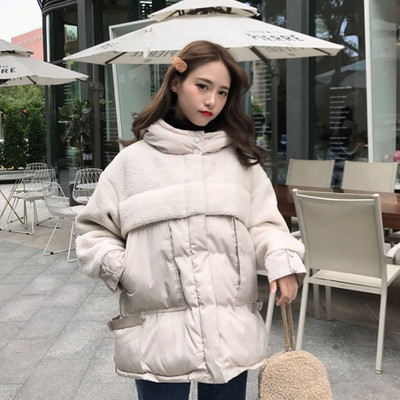 Női téli kabát kapucnival két színben