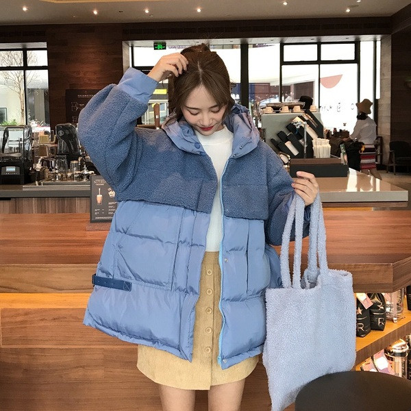 Női téli kabát kapucnival két színben