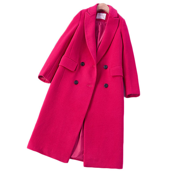 Дамско стилно палто дълъг модел в няколко цвята