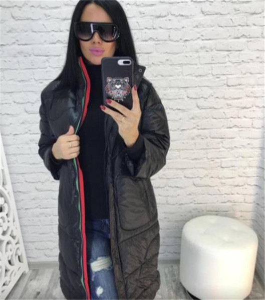 Sport-alkalmi női kabát hosszú modell fehér és fekete színben