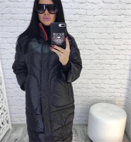 Sport-alkalmi női kabát hosszú modell fehér és fekete színben