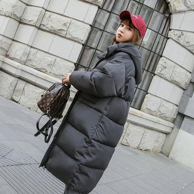 Ежедневно дамско яке дълъг модел с качулка в няколко цвята