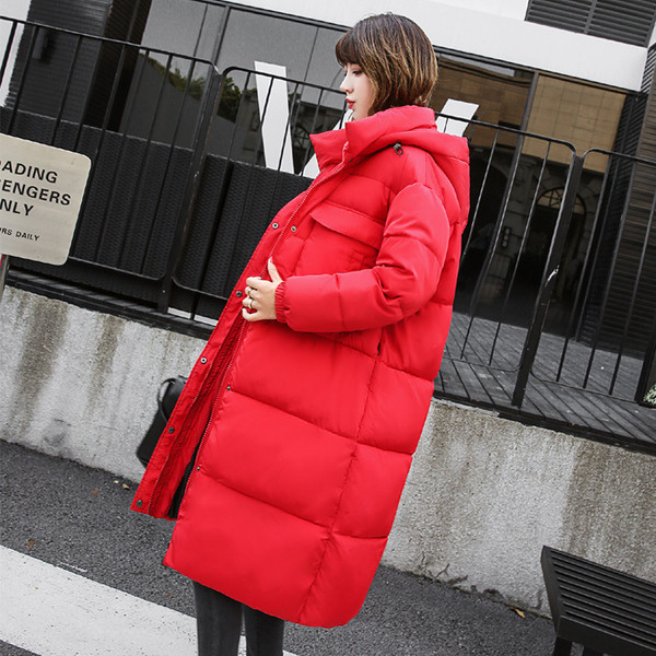 Ежедневно дамско яке дълъг модел с качулка в няколко цвята