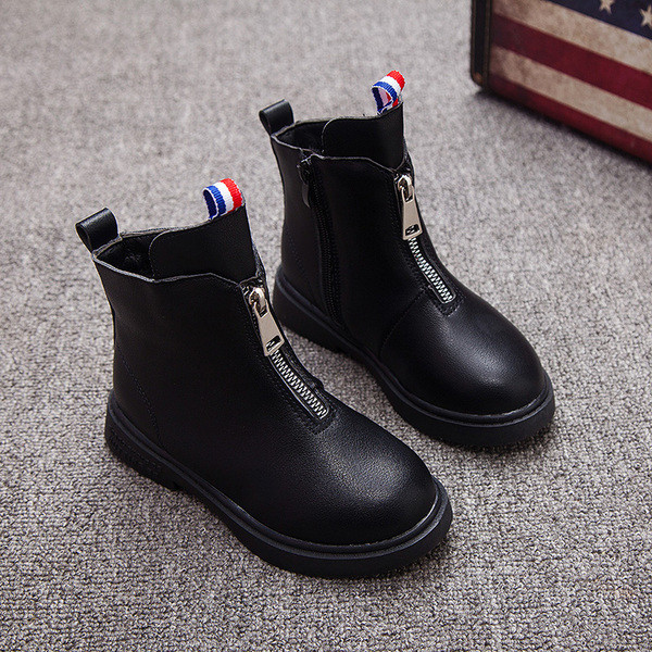 Fekete színű gyerekcsizma lányoknak