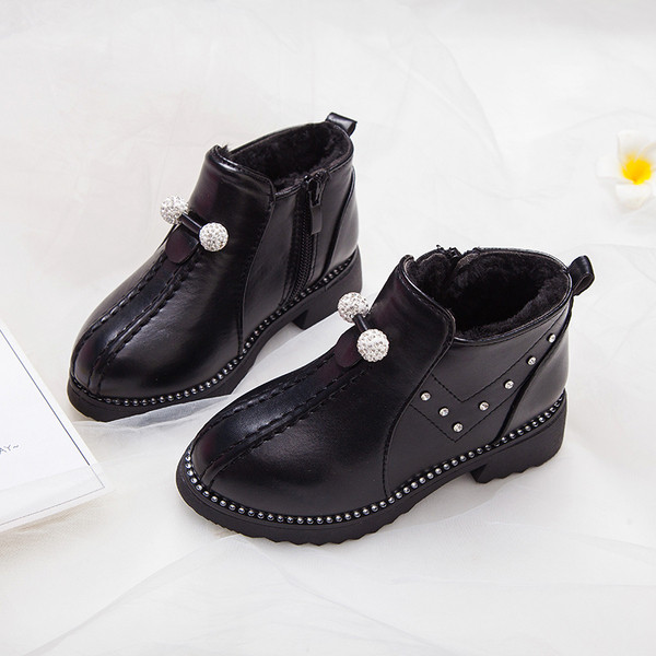 Gyerekcsizma három színben lányoknak díszkövekkel