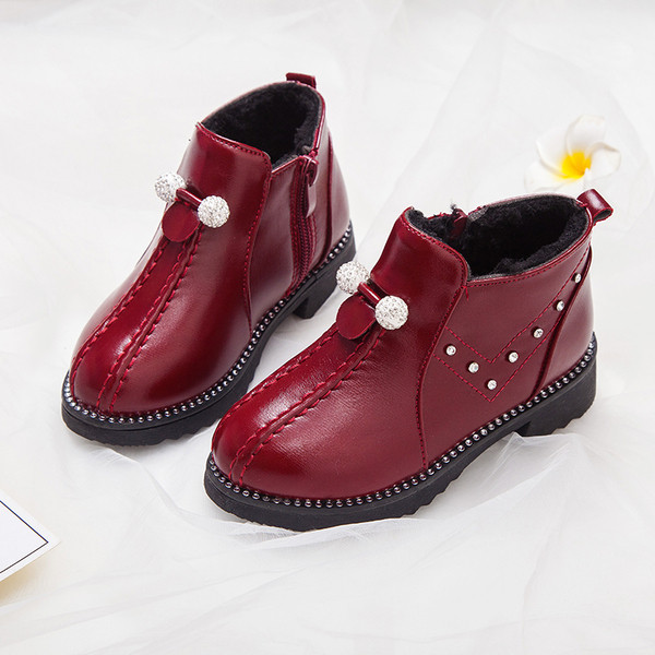 Gyerekcsizma három színben lányoknak díszkövekkel