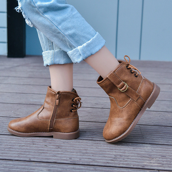 Modern eco bőr csizma lányoknak