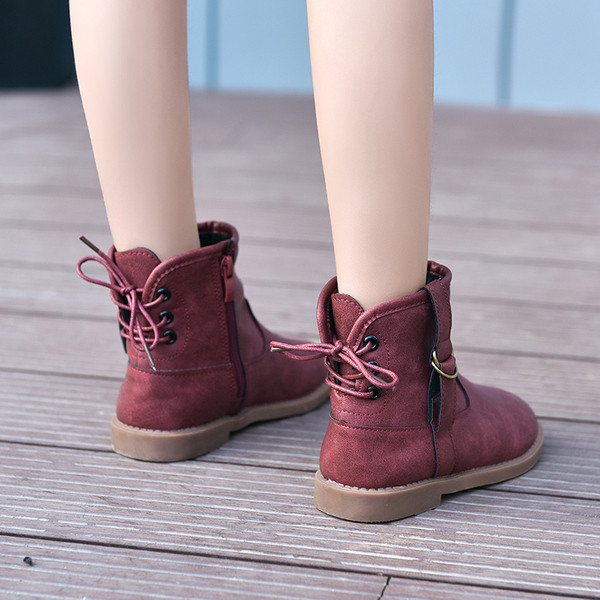 Modern eco bőr csizma lányoknak