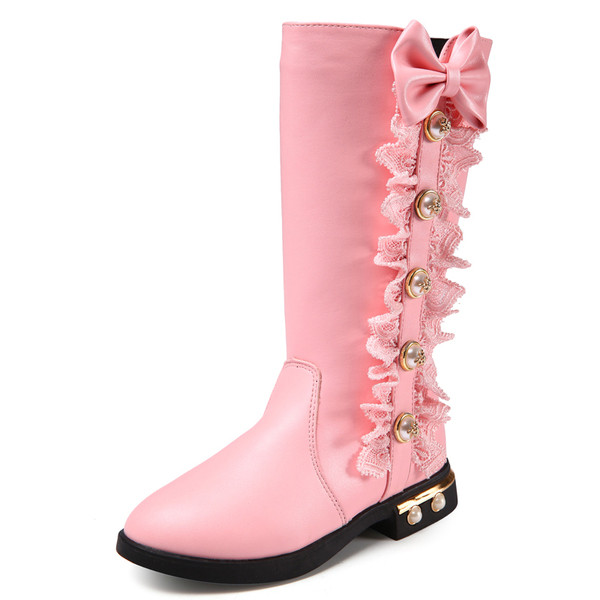 Modern, díszkövekkel díszített csizma lányoknak