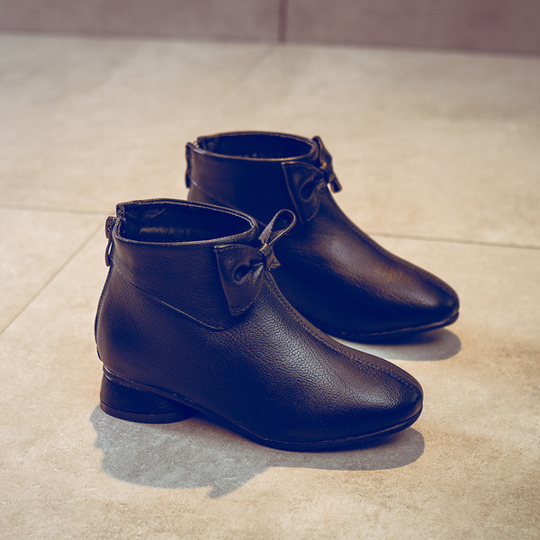 Modern eco bőr csizma lányoknak