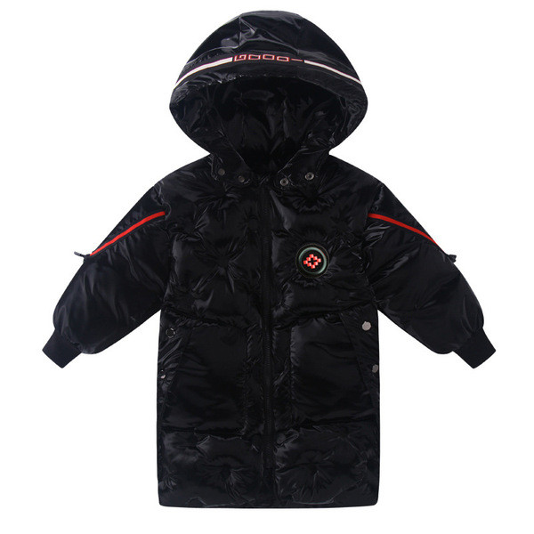 HIT Aktuális gyerekkabát fiúknak hosszú modell két színben