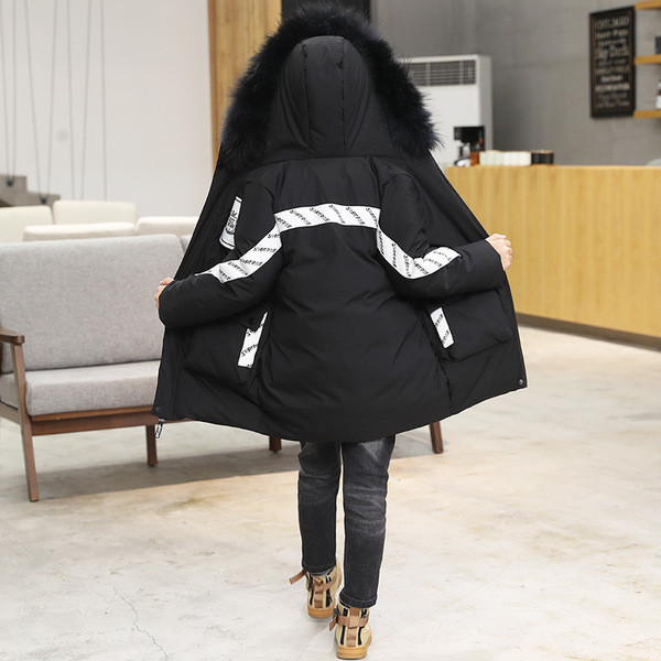 Napi gyerek téli kabát hosszú modell kapucnival, több színben