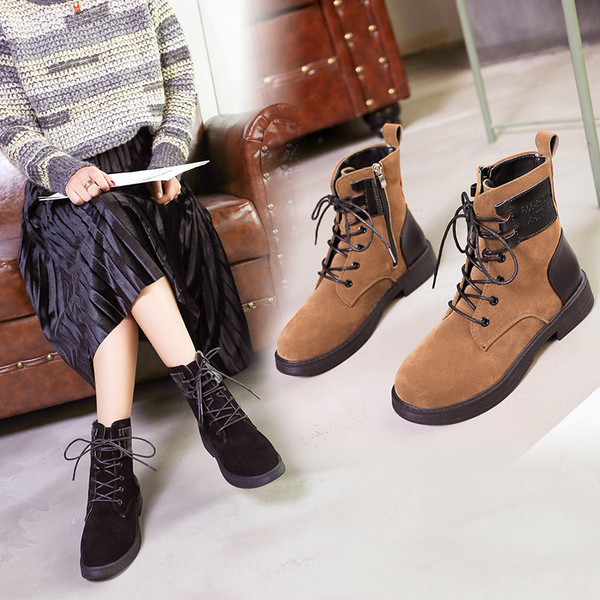 Modern női csizma két színben