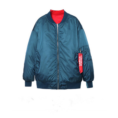 Дамско двулицево яке - широк модел