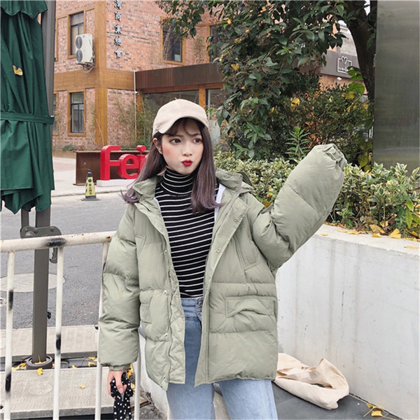 Női modern kabát négy színben - széles modell