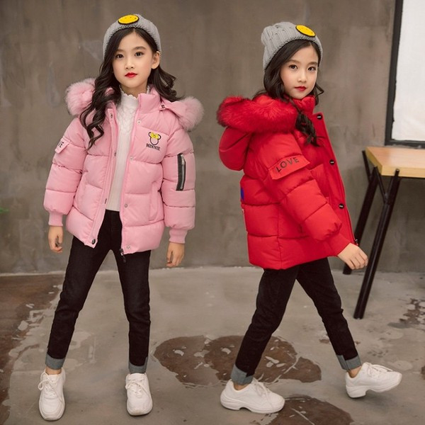 Καθημερινό παιδικό μπουφάν για κορίτσια σε τέσσερα χρώματα