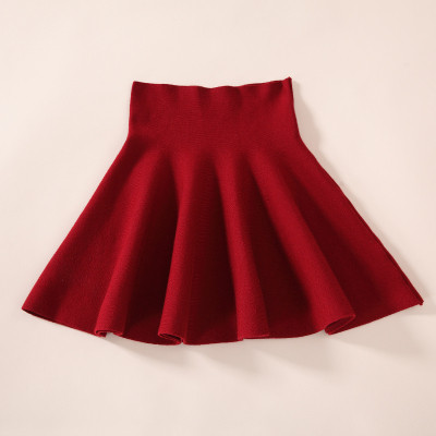 Γυναικεία κομψή φούστα για το φθινόπωρο και το χειμώνα σε τέσσερα χρώματα