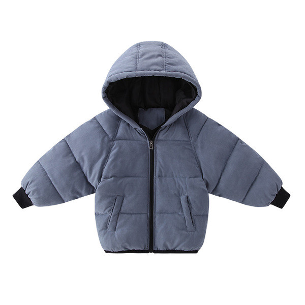 Téli gyerekdzseki kapucnival fiúknak és lányoknak egyaránt