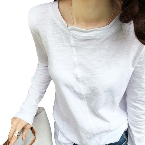 Modern női blúz, hosszú ujjú fehér, rózsaszín, sárga és fekete színben