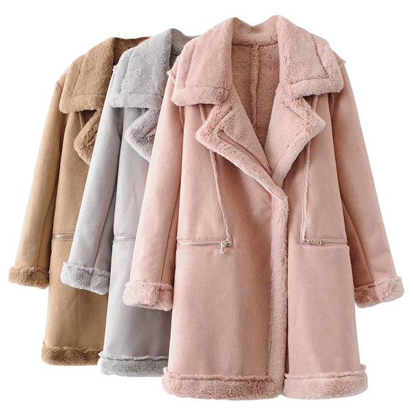 Modern női kabát puha béléssel több színben