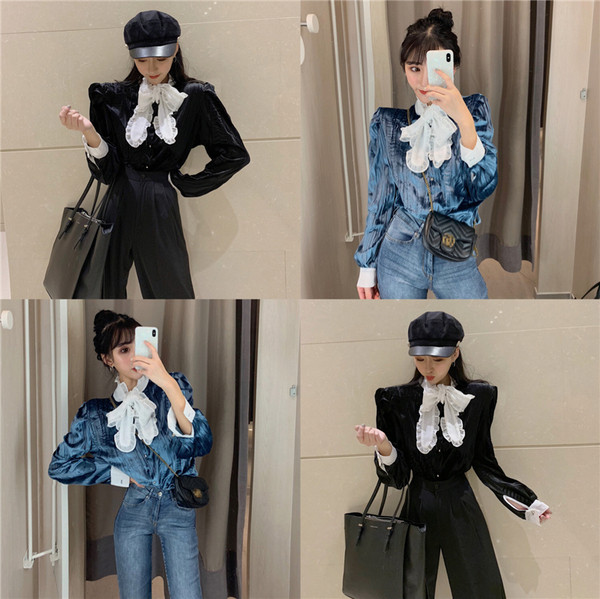 Új női ing retro modell két színben