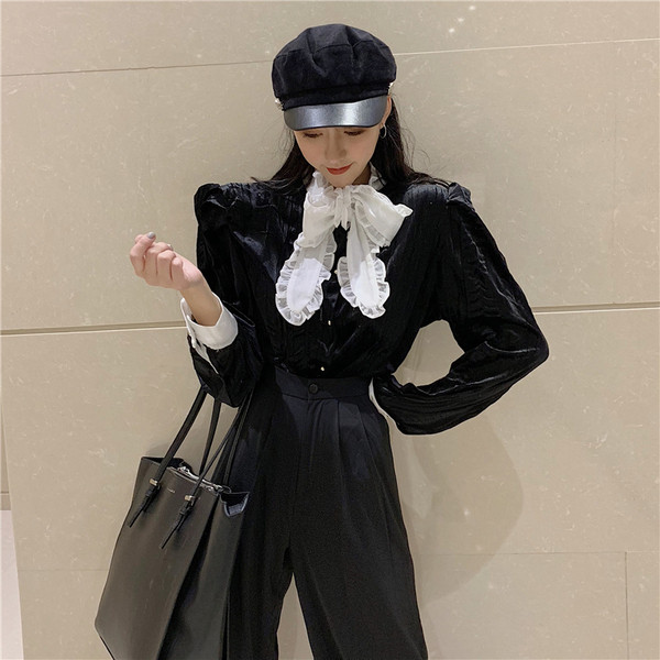 Új női ing retro modell két színben