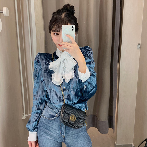 Új női ing retro modell két színben