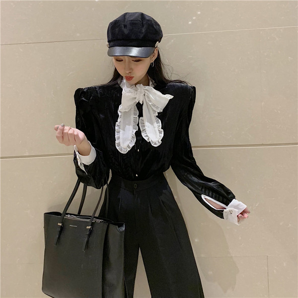 Új női ing retro modell két színben