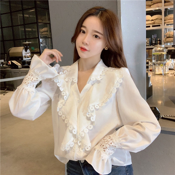 Új elegáns női ing fehér színben