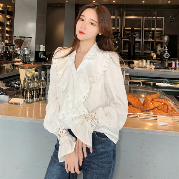 Új elegáns női ing fehér színben