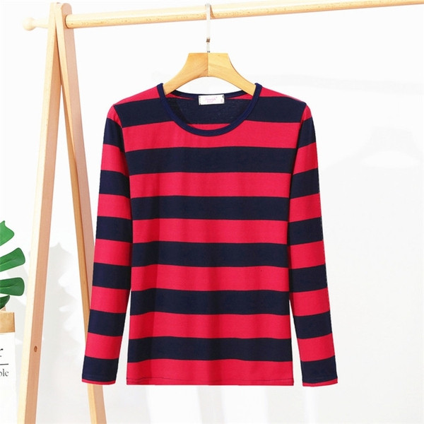 Καθημερινή γυναικεία μπλούζα σε ριγέ σε διάφορα χρώματα